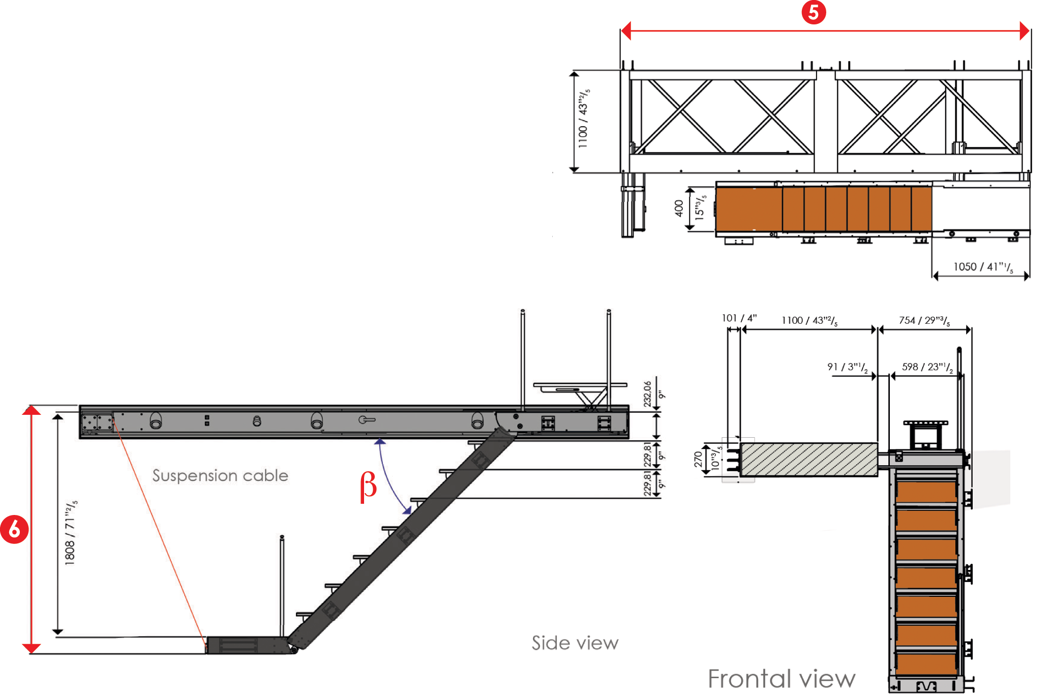 SIDE BOARDING LADDER 3604